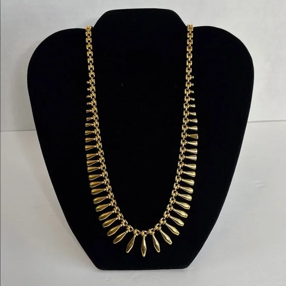 PREMIER DESIGNS GOLD TONE NECKLACE - Picture 1 of 6